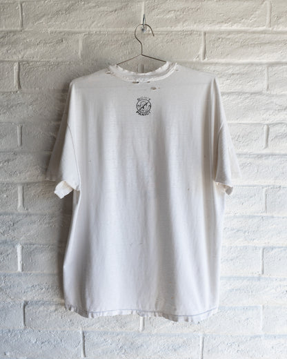 Vintage 90s Don't Panic T Shirt Distressed Threadbare Single Stitch Men's Size XL Made in USA&nbsp;