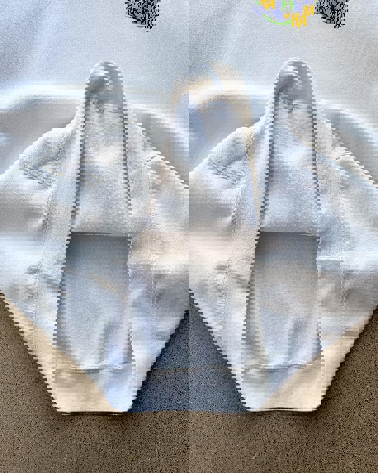 The Joker DC Comics Hoodie White Men's L Y2K Batman Superman Gotham Cartoon