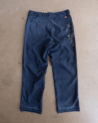 Vintage Dickies 874 Pants Paint Splatter Thrashed Size 33x30