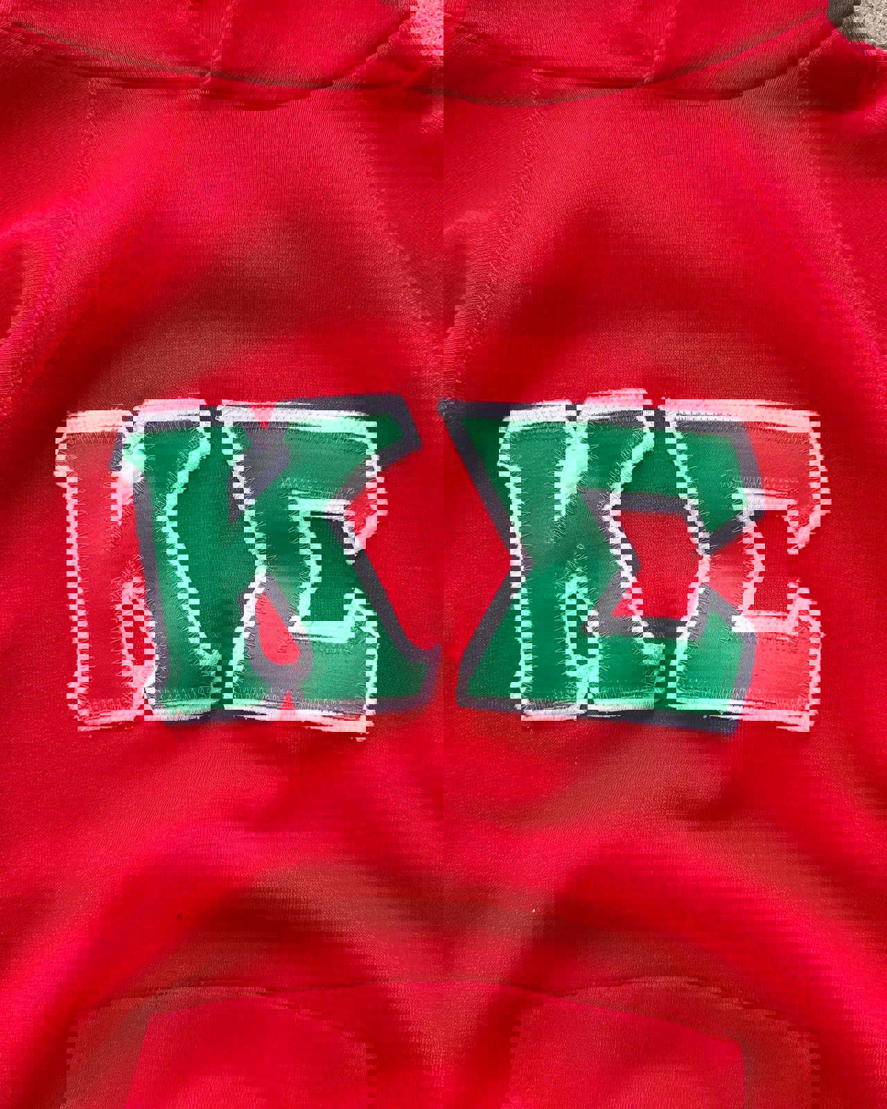 Vintage 1970s Kappa Sigma Embroidered Hoodie Men's S Surf Style Beach Fraternity