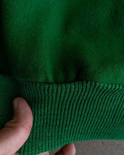 Vintage 60s Green Wool Varsity Jacket M Letter Chenille Patch 1965 Southern League Football Co-Champions Men's Size 44 - M/L