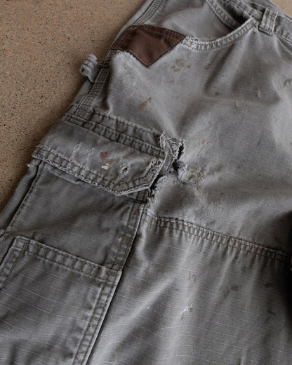 Vintage Wrangler Workwear Carpenter Pants Y2K Thrashed Distressed Men's 37x28