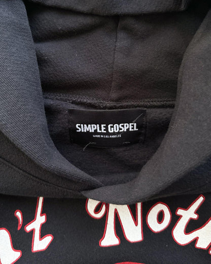 Simple Gospel Ain't Nothing Like A Woman Hoodie Black Size Small Justin Bieber