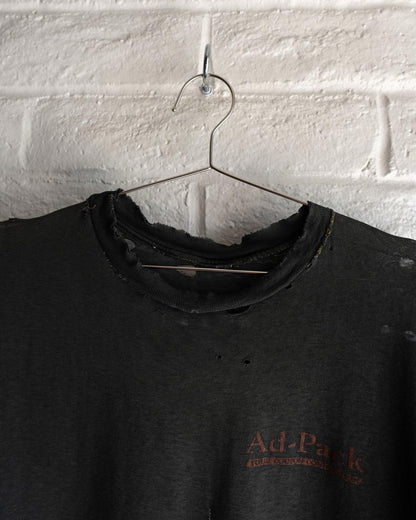 Vintage 90s Ad Pack Coupon T Shirt Single Stitch Faded Distressed Thrashed Men's Size XL