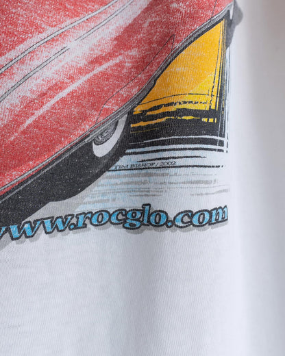 Vintage Fun In The Sun Pismo Beach T Shirt Retro Car Meet Distressed Men's Size L Made In USA