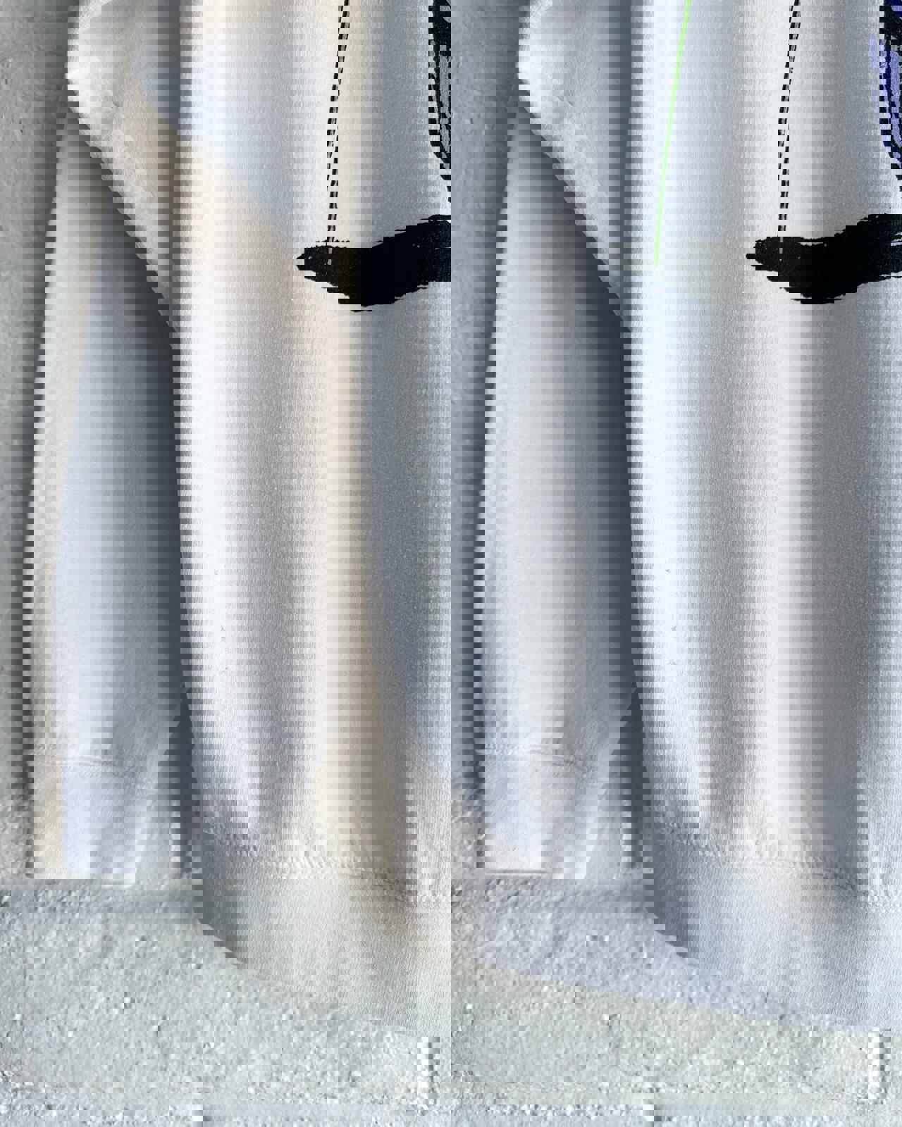 The Joker DC Comics Hoodie White Men's L Y2K Batman Superman Gotham Cartoon