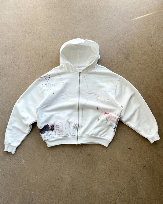 Los Angeles Apparel Yeezy Season 5 Scribble Hoodie ERD Henri Alexander Levy Sample Men's M