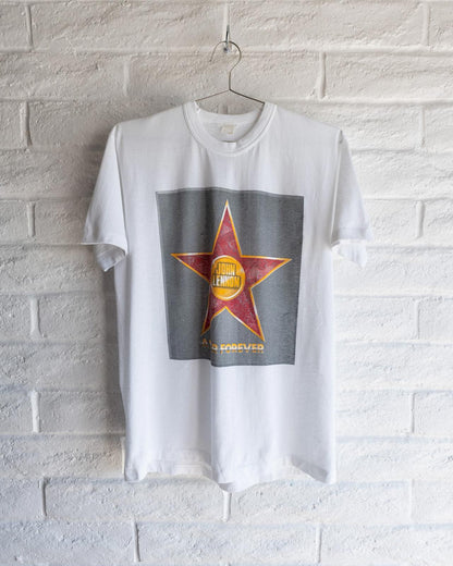 Vintage 80s John Lennon Hollywood Star T Shirt Single Stitch Men's Size L Made in USA