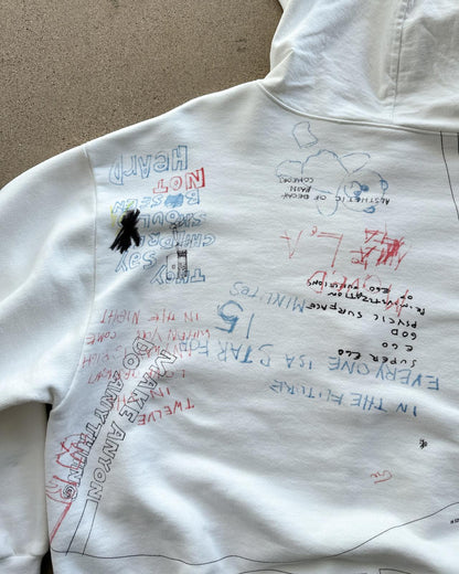 Los Angeles Apparel Yeezy Season 5 Scribble Hoodie ERD Henri Alexander Levy Sample Men's M