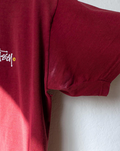 Vintage Stussy T Shirt Y2K Skater Faded Distressed Thrashed Men's Size XL