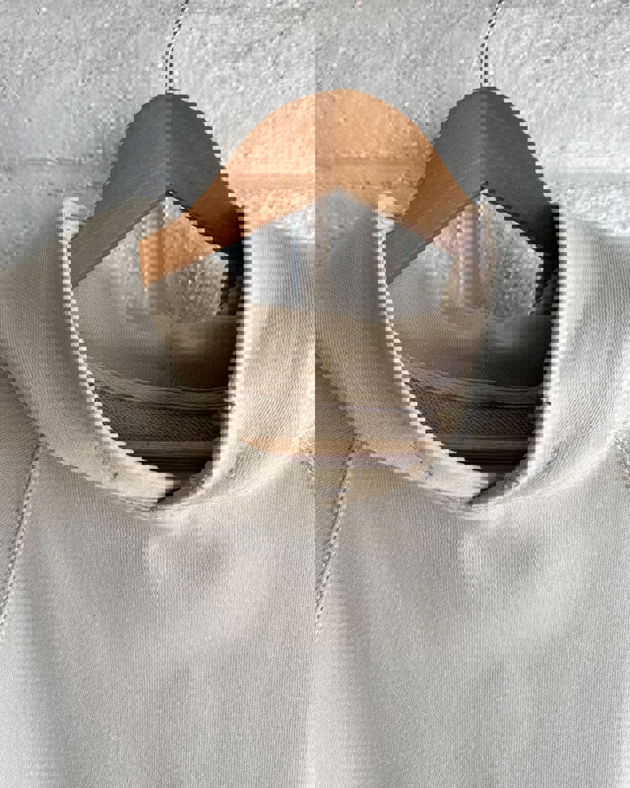 Fear Of God Essentials Heavyweight French Terry Cotton Hoodie Cream Size M