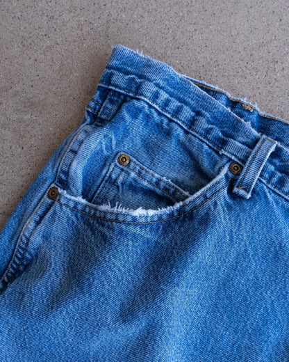 Vintage Wrangler Jeans Y2K Faded Distressed Baggy Men's Size 37x29