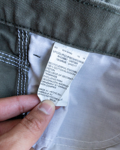 Vintage Dickies Carpenter Pants Y2K Baggy Workwear Men's 40x30 Olive Green