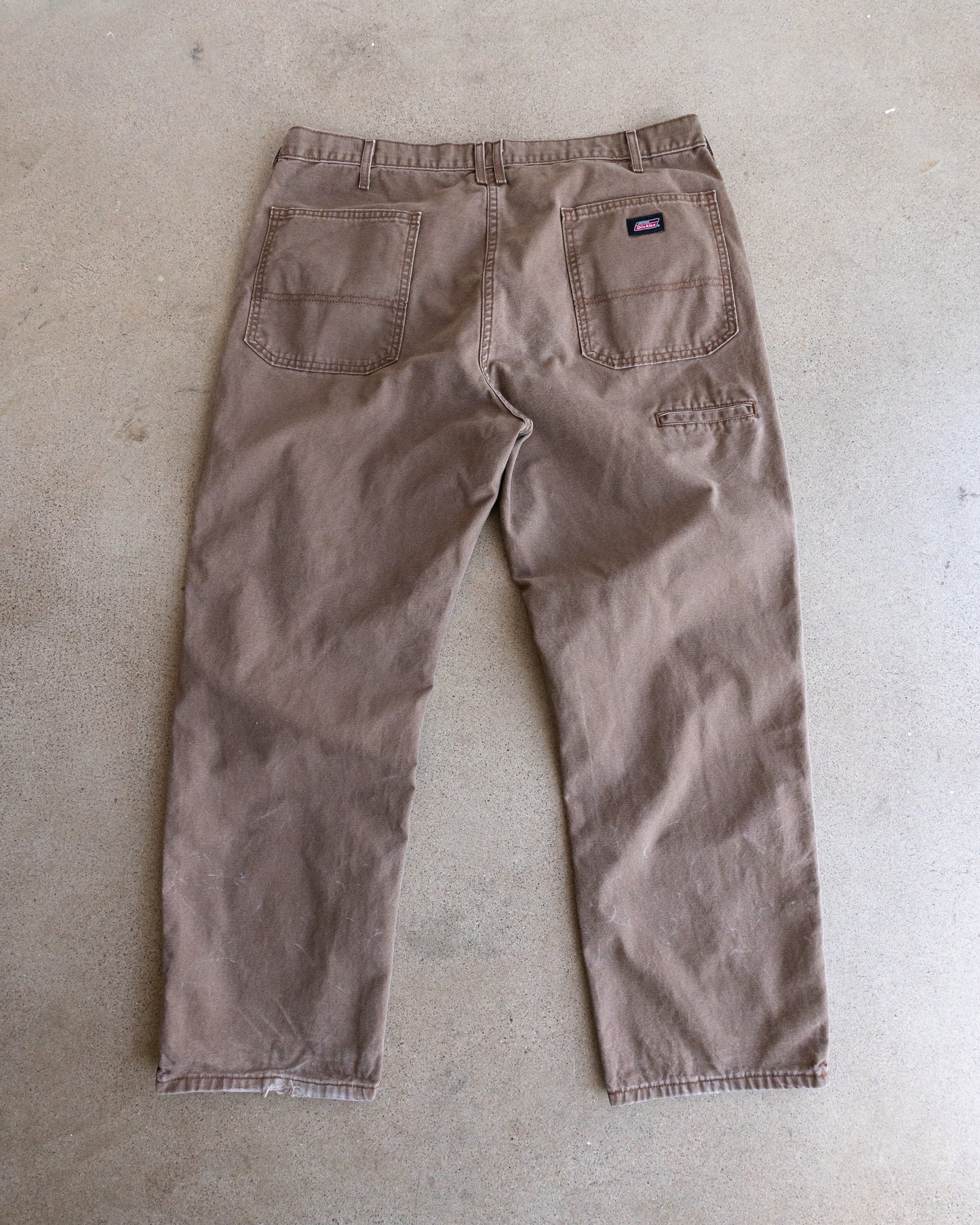 Vintage Dickies Carpenter Pants Y2K Baggy Workwear Men's 39x30 Brown